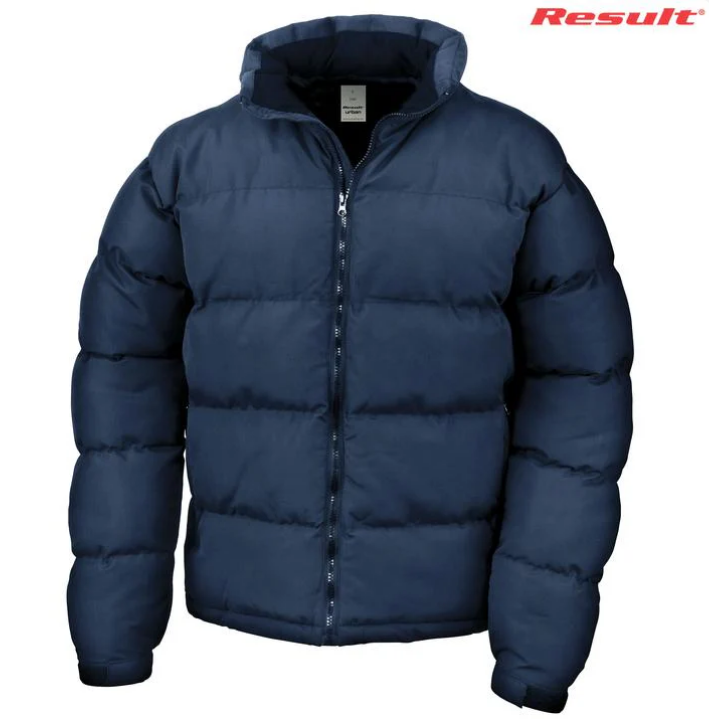 R181X Result Black Unisex Puffer Jackets