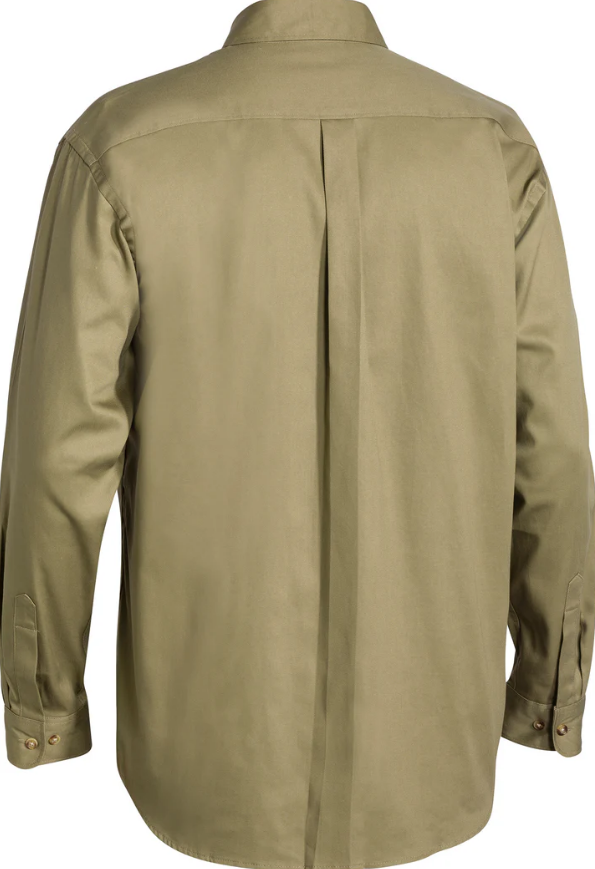 BS6433 Bisley Original Cotton Drill Shirt - Long Sleeve
