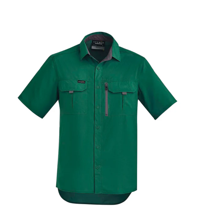 ZW465 Syzmik Mens Outdoor Short Sleeve Shirt
