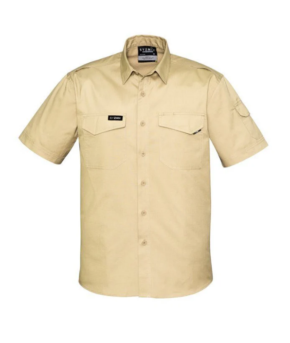 ZW405 Men's Rugged Short Sleeves Cooling Shirt