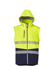 ZJ453 Syzmik Unisex 2 in 1 Stretch Softshell Taped Jacket