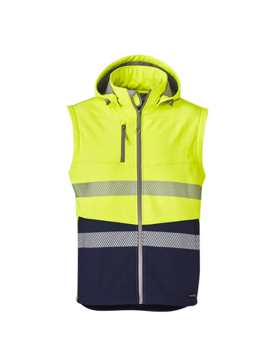 ZJ453 Syzmik Unisex 2 in 1 Stretch Softshell Taped Jacket