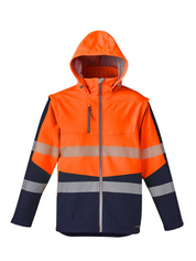 ZJ453 Syzmik Unisex 2 in 1 Stretch Softshell Taped Jacket