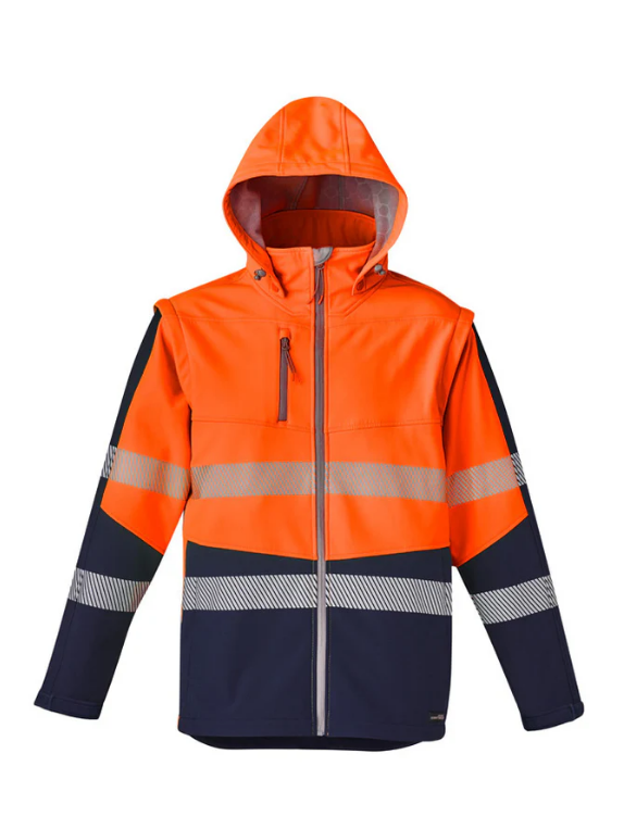 ZJ453 Syzmik Unisex 2 in 1 Stretch Softshell Taped Jacket