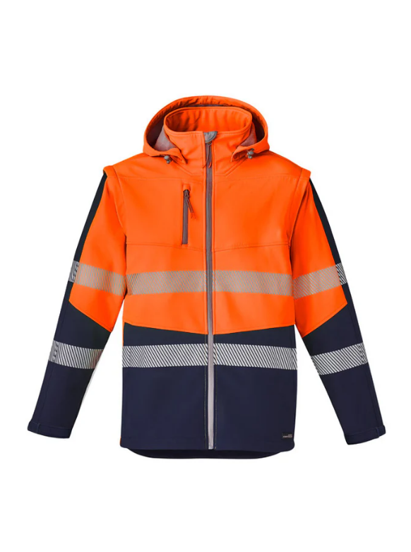 ZJ453 Syzmik Unisex 2 in 1 Stretch Softshell Taped Jacket