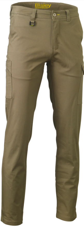 BPC6008 Bisley Stretch Cotton Drill Cargo Pants - Stout