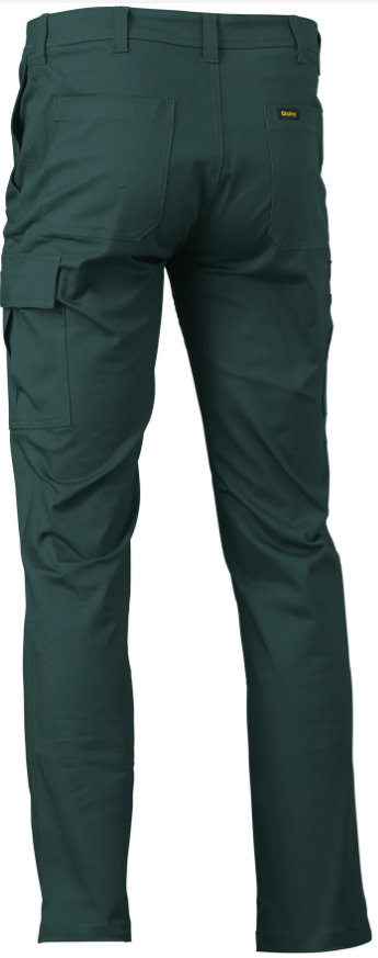 BPC6008 Bisley Stretch Cotton Drill Cargo Pants - Stout