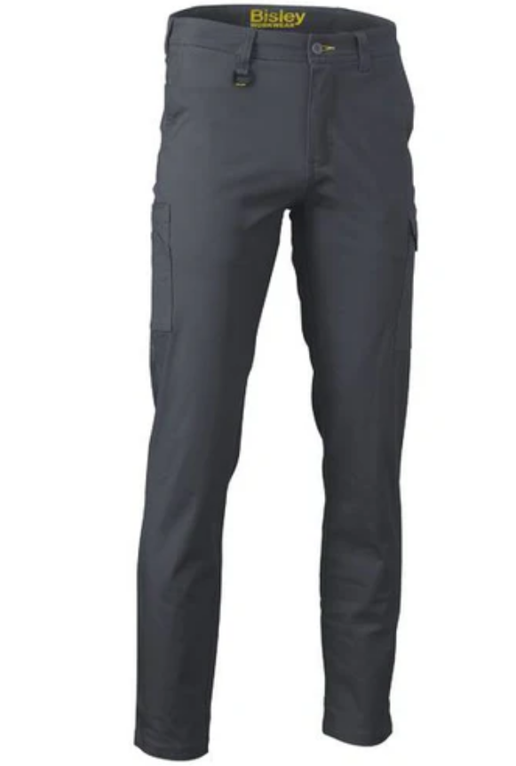 BPC6008 Bisley Stretch Cotton Drill Cargo Pants - Stout