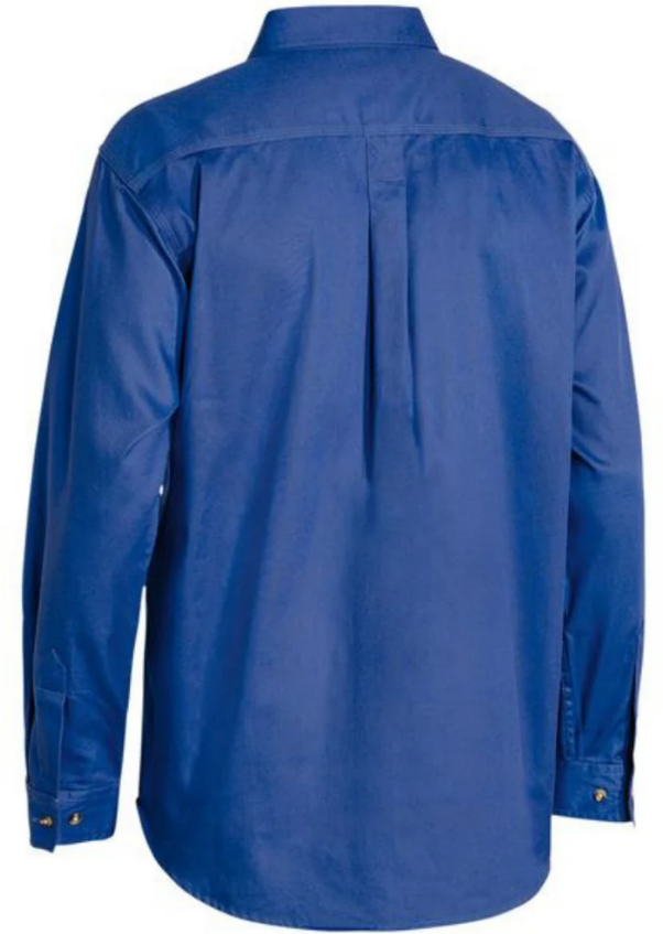 BSC6433 Bisley Closed Front Cotton Drill Shirt - Long Sleeve