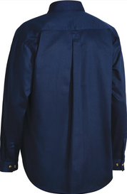 BSC6433 Bisley Closed Front Cotton Drill Shirt - Long Sleeve