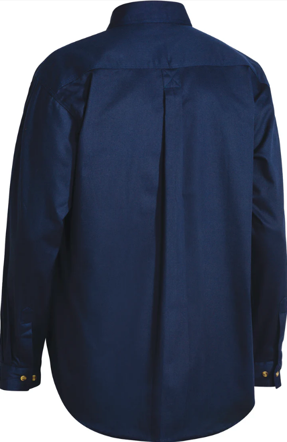 BSC6433 Bisley Closed Front Cotton Drill Shirt - Long Sleeve