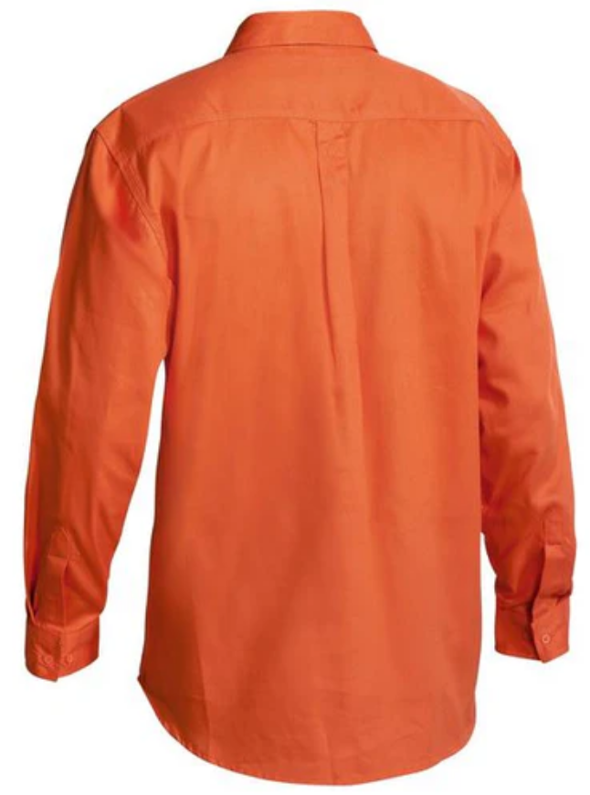 BSC6433 Bisley Closed Front Cotton Drill Shirt - Long Sleeve