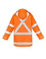 ZJ616 Syzmik Mens TTMC-W17 Hi Vis X Back 4 In 1 Waterproof Jacket