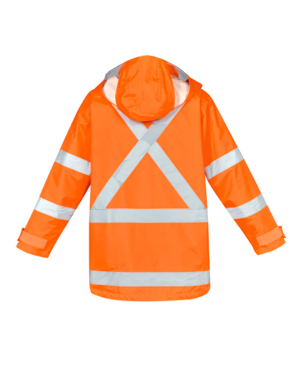ZJ616 Syzmik Mens TTMC-W17 Hi Vis X Back 4 In 1 Waterproof Jacket
