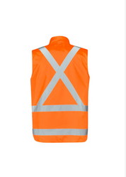 ZJ616 Syzmik Mens TTMC-W17 Hi Vis X Back 4 In 1 Waterproof Jacket
