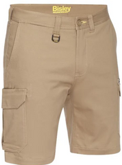 BSHC1008 Bisley Stretch Cotton Drill Cargo Short
