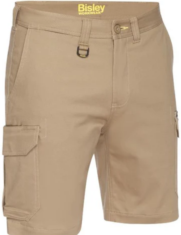 BSHC1008 Bisley Stretch Cotton Drill Cargo Short