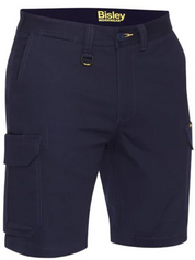 BSHC1008 Bisley Stretch Cotton Drill Cargo Short