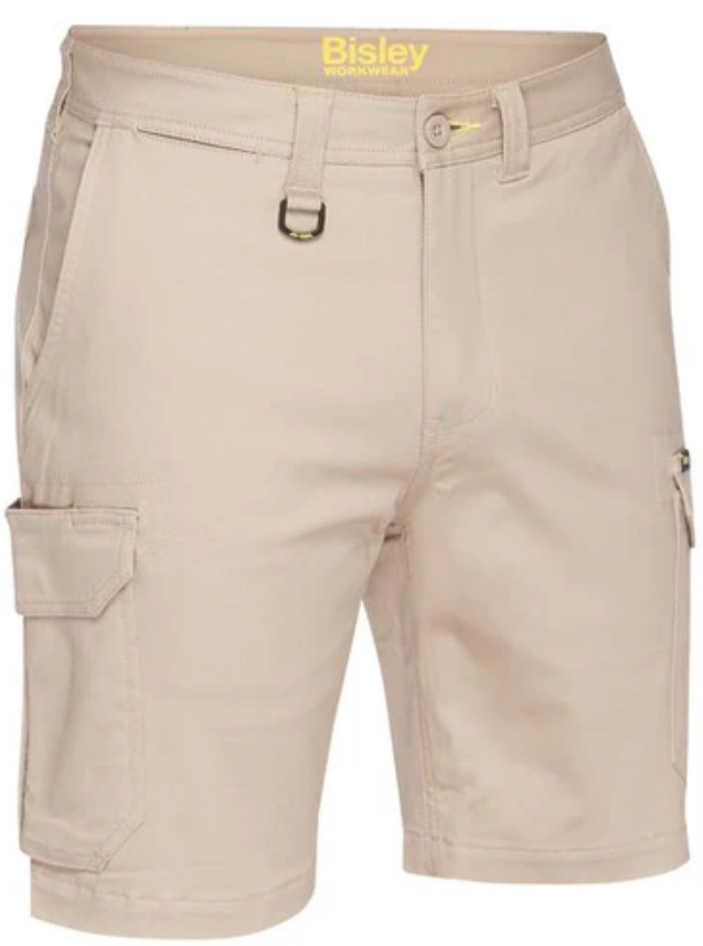 BSHC1008 Bisley Stretch Cotton Drill Cargo Short