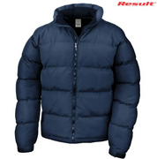 R181X Result Black Unisex Puffer Jackets