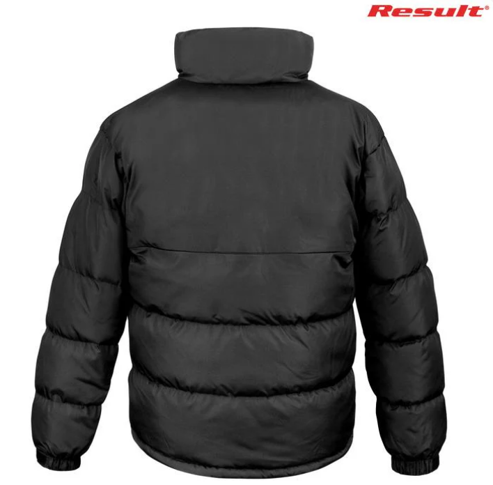 R181X Result Black Unisex Puffer Jackets