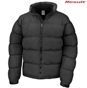 R181X Result Black Unisex Puffer Jackets